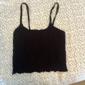 smocked tank top